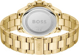  Shop Authentic Hugo Boss Troper Chronograph Green Dial Gold Steel Strap Watch For Men - 1514059 - Luxxuri