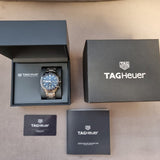  Shop Authentic Tag Heuer Carrera Chronograph Blue Dial Silver Steel Strap Watch for Men - CBN2A1A.BA0643 - Luxxuri