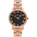  Shop Authentic Michael Kors Noire Black Dial Rose Gold Steel Strap Watch for Women - MK3585 - Luxxuri