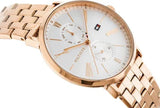  Shop Authentic Tommy Hilfiger Jenna Quartz White Dial Rose Gold Steel Strap Watch for Women - 1782070 - Luxxuri