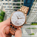  Shop Authentic Tissot T Classic Carson Premium Automatic White Dial Rose Gold Steel Strap Watch for Men - T122.407.33.031.00 - Luxxuri