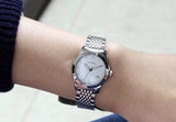  Shop Authentic Gucci G Timeless Diamonds Mother of Pearl Dial Silver Steel Strap Watch For Women - YA126504 - Luxxuri