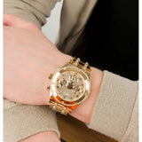  Shop Authentic Guess Continental Diamonds Gold Dial Gold Steel Strap Watch for Men - GW0261G2 - Luxxuri