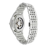  Shop Authentic Emporio Armani Meccanico Skeleton Silver Dial Silver Steel Strap Watch For Men - AR1945 - Luxxuri
