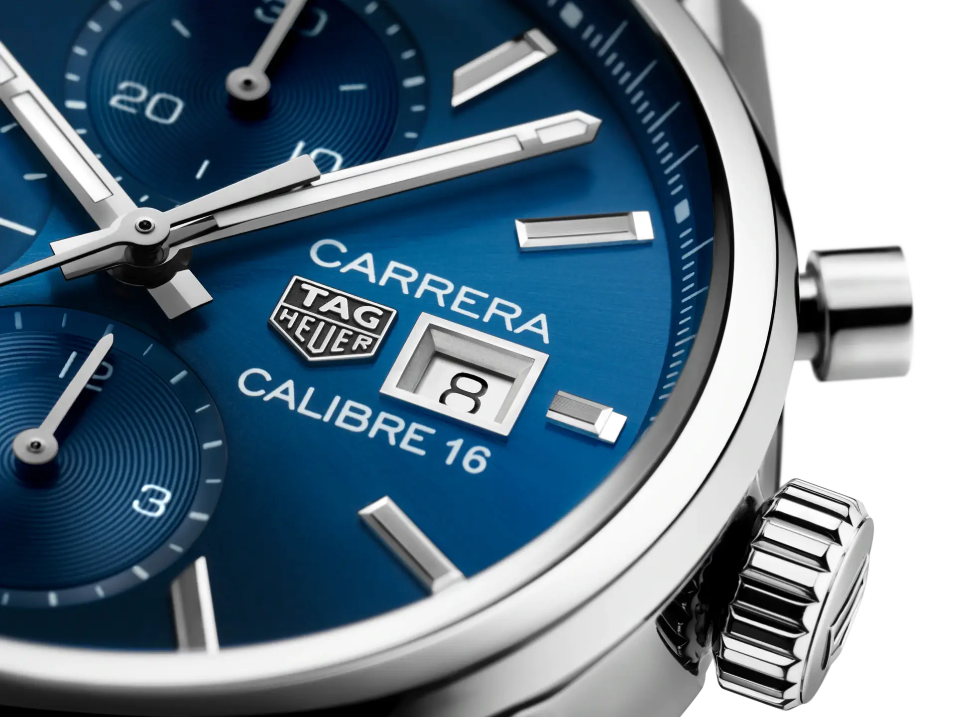  Shop Authentic Tag Heuer Carrera Chronograph 41mm Blue Dial Silver Steel Strap Watch for Men - CBK2112.BA0715 - Luxxuri