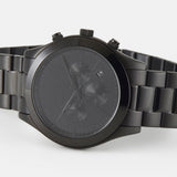  Shop Authentic Michael Kors Slim Runway Chronograph Black Dial Black Steel Strap Watch For Men - MK8919 - Luxxuri