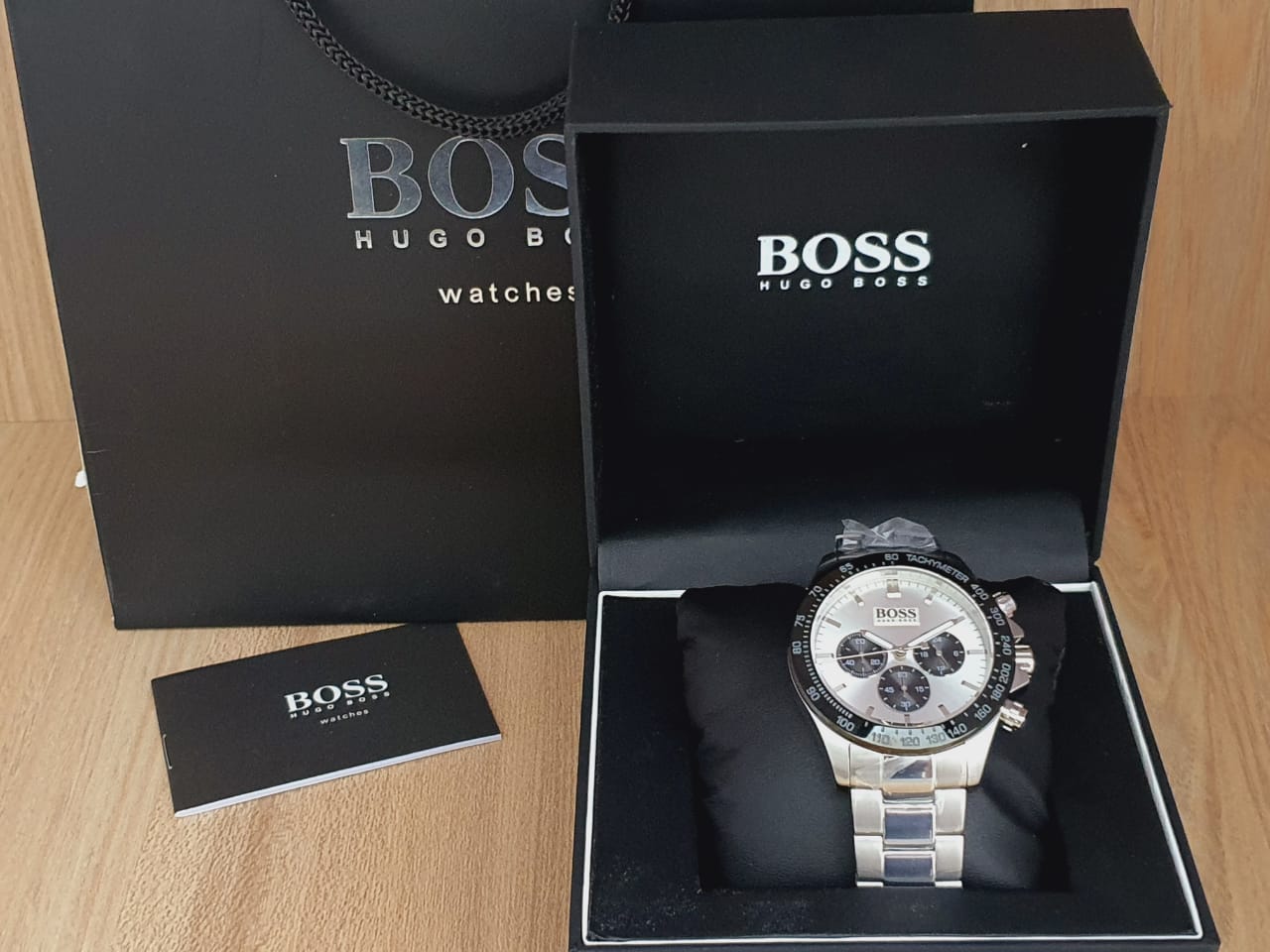  Shop Authentic Hugo Boss Ikon White Dial Silver Steel Strap Watch for Men - 1512964 - Luxxuri