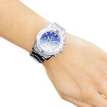  Shop Authentic Guess Confetti Diamonds Blue Dial Silver Steel Strap Watch for Women - W0774L6 - Luxxuri