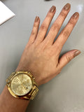  Shop Authentic Michael Kors Bradshaw Gold Dial Gold Steel Strap Watch for Women - MK5605 - Luxxuri