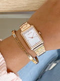  Shop Authentic Michael Kors Lake Quartz White Dial Rose Gold Steel Strap Watch For Women - MK3645 - Luxxuri