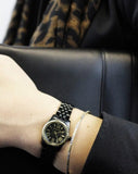  Shop Authentic Michael Kors Lexington Quartz Black Dial Black Steel Strap Watch for Women - MK3299 - Luxxuri