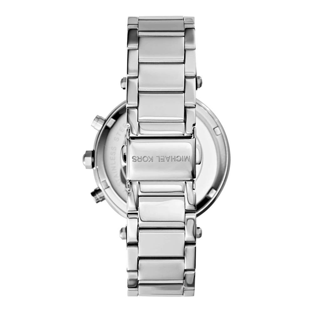  Shop Authentic Michael Kors Parker Chronograph Blue Dial Silver Steel Strap Watch for Women - MK6117 - Luxxuri