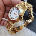  Shop Authentic Marc Jacobs Rivera White Dial Gold Steel Strap Watch for Women - MBM3137 - Luxxuri