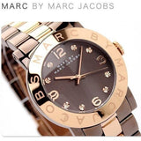  Shop Authentic Marc Jacobs Amy Grey Dial Two Tone Steel Strap Watch for Women - MBM3195 - Luxxuri