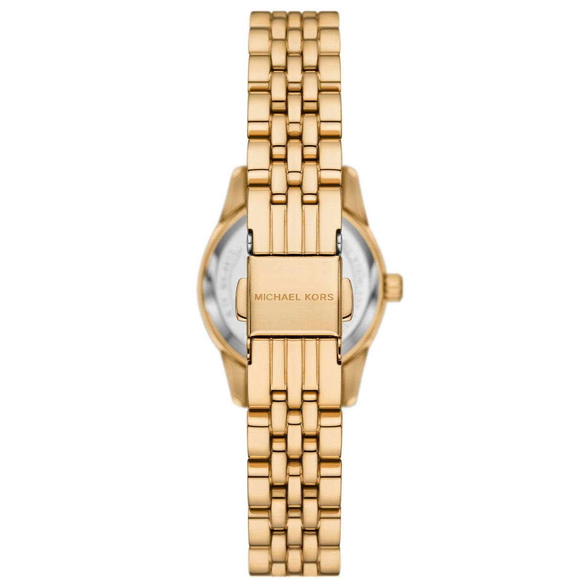  Shop Authentic Michael Kors Lexington Three-Hand Blue Dial Gold Steel Strap Watch for Women - MK4802 - Luxxuri