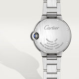  Shop Authentic Cartier Ballon Bleu de Cartier Pink Dial Silver Steel Strap Watch for Women - WSBB0046 - Luxxuri