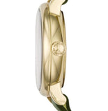  Shop Authentic Marc Jacobs Baker Olive Dial Olive Leather Strap Watch for Women - MBM1330 - Luxxuri