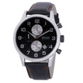  Shop Authentic Hugo Boss Aeroliner Black Dial Black Leather Strap Watch for Men - 1512631 - Luxxuri