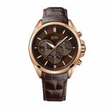  Shop Authentic Hugo Boss Driver Chronograph Brown Dial Brown Leather Strap Watch For Men - HB1513093 - Luxxuri