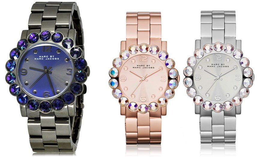  Shop Authentic Marc Jacobs Amy Rose Gold Dial Rose Gold Steel Strap Watch for Women - MBM3223 - Luxxuri