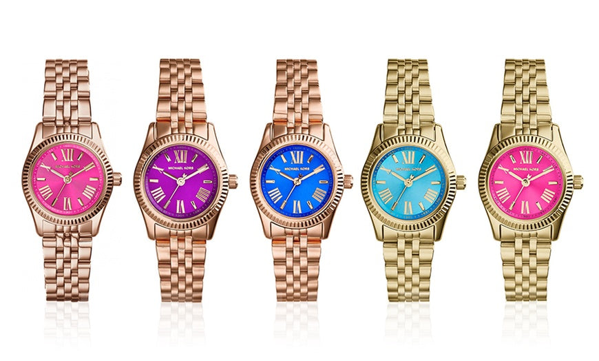  Shop Authentic Michael Kors Lexington Quartz Pink Dial Rose Gold Steel Strap Watch For Women - MK3273 - Luxxuri