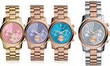  Shop Authentic Michael Kors Runway Chronograph Purple Dial Rose Gold Steel Strap Watch For Women - MK6163 - Luxxuri
