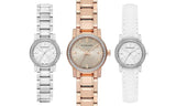  Shop Authentic Burberry The City White Diamonds Dial White Leather Strap Watch for Women - BU9221 - Luxxuri