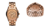 Shop Authentic Emporio Armani Valente Chronograph Rose Gold Dial Rose Gold Steel Strap Watch For Men - AR0365 - Luxxuri