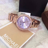  Shop Authentic Michael Kors Parker Purple Dial Rose Gold Steel Strap Watch for Women - MK6169 - Luxxuri