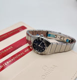  Shop Authentic Omega Constellation Manhattan Quartz Diamonds Blue Dial Silver Steel Strap Watch for Women - 131.10.25.60.53.001 - Luxxuri