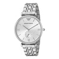  Shop Authentic Emporio Armani Classic Silver Dial Silver Steel Strap Watch For Men - AR1819 - Luxxuri