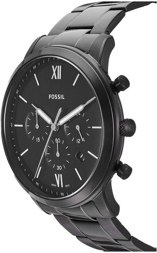  Shop Authentic Fossil Neutra Chronograph Black Dial Black Steel Strap Watch for Men - FS5474 - Luxxuri