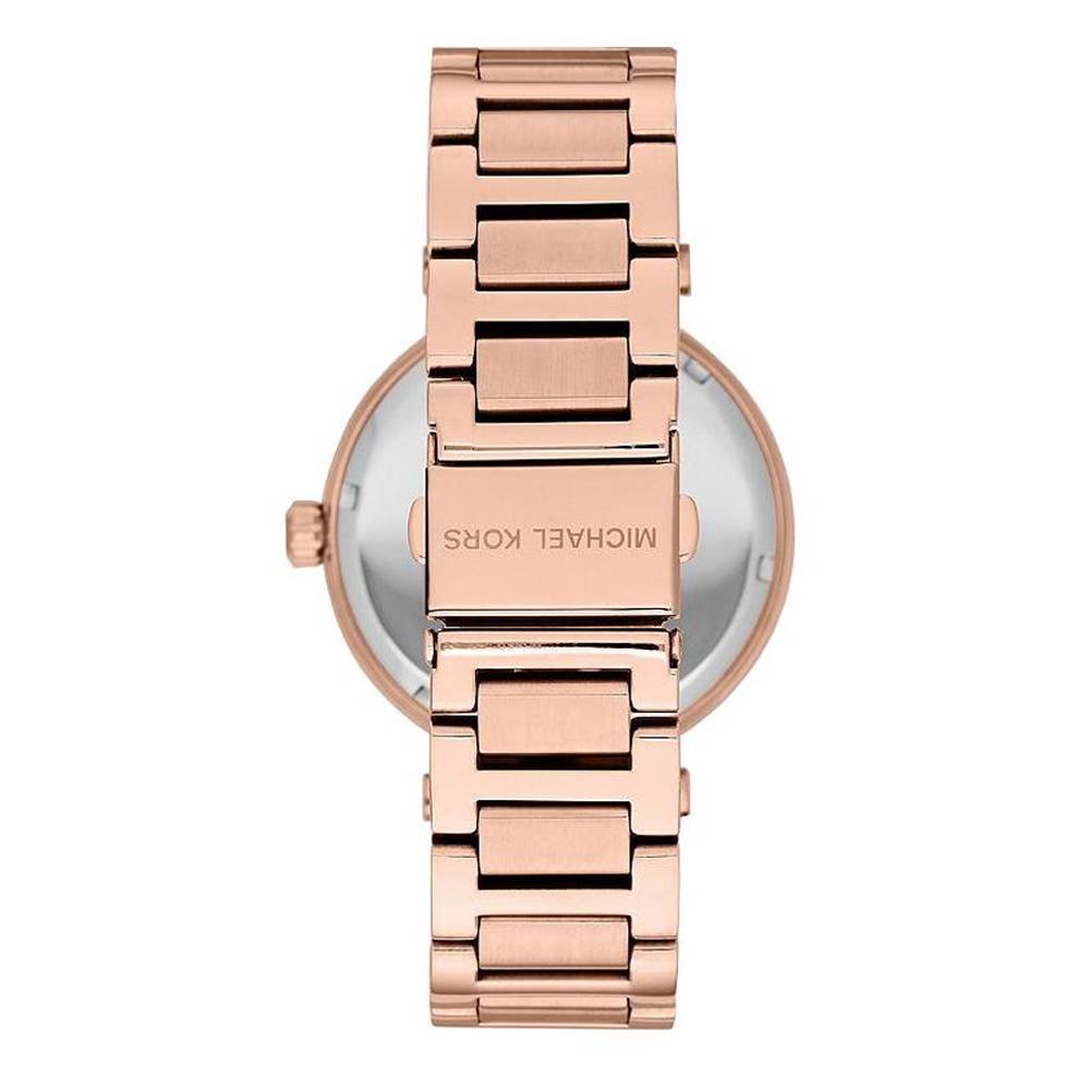  Shop Authentic Michael Kors Skylar Rose Gold Dial Rose Gold Steel Strap Watch for Women - MK5868 - Luxxuri