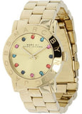  Shop Authentic Marc Jacobs Blade Gold Dial Gold Steel Strap Watch for Women - MBM3141 - Luxxuri