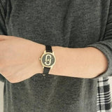  Shop Authentic Marc Jacobs Corie Black Dial Black Leather Strap Watch for Women - MJ1580 - Luxxuri
