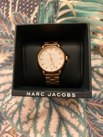  Shop Authentic Marc Jacobs Baker White Dial Rose Gold Steel Strap Watch for Women - MBM3244 - Luxxuri
