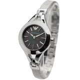  Shop Authentic Emporio Armani Classic Quartz Black Dial Silver Steel Strap Watch For Women - AR7328 - Luxxuri