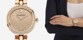 Swarovski Daytime Analog Gold Dial Gold Steel Strap Watch for Women - 5182231