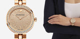  Shop Authentic Swarovski Daytime Analog Gold Dial Gold Steel Strap Watch for Women - 5182231 - Luxxuri