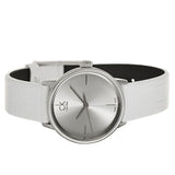  Shop Authentic Calvin Klein Accent White Dial White Leather Strap Watch for Women - K2Y2Y1K6 - Luxxuri