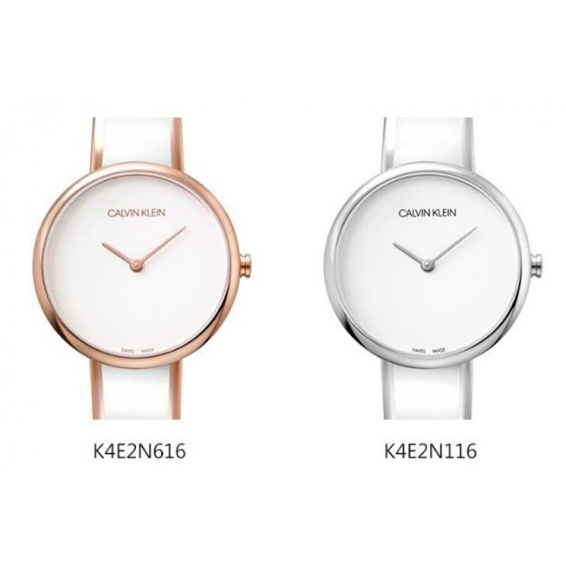  Shop Authentic Calvin Klein Seduce White Dial Two Tone Steel Strap Watch for Women - K4E2N116 - Luxxuri