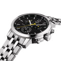  Shop Authentic Tissot PRC 200 Chronograph Black Dial Silver Steel Strap Watch For Men - T114.417.11.057.00 - Luxxuri