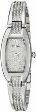  Shop Authentic Bulova Crystal Collection Silver Dial Silver Steel Strap Watch for Women - 96L235 - Luxxuri