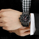  Shop Authentic Burberry Sport Chronograph Black Dial Black Steel Strap Watch for Men - BU7703 - Luxxuri