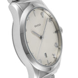  Shop Authentic Gucci G Timeless White Dial Silver Steel Strap Watch For Women - YA1264028A - Luxxuri