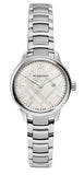  Shop Authentic Burberry The Classic Silver Dial Silver Steel Strap Watch for Women - BU10108 - Luxxuri