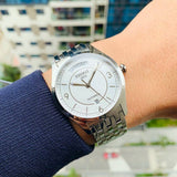  Shop Authentic Tissot T Classic T One Automatic Silver Dial Silver Steel Strap Watch For Men - T038.430.11.037.00 - Luxxuri