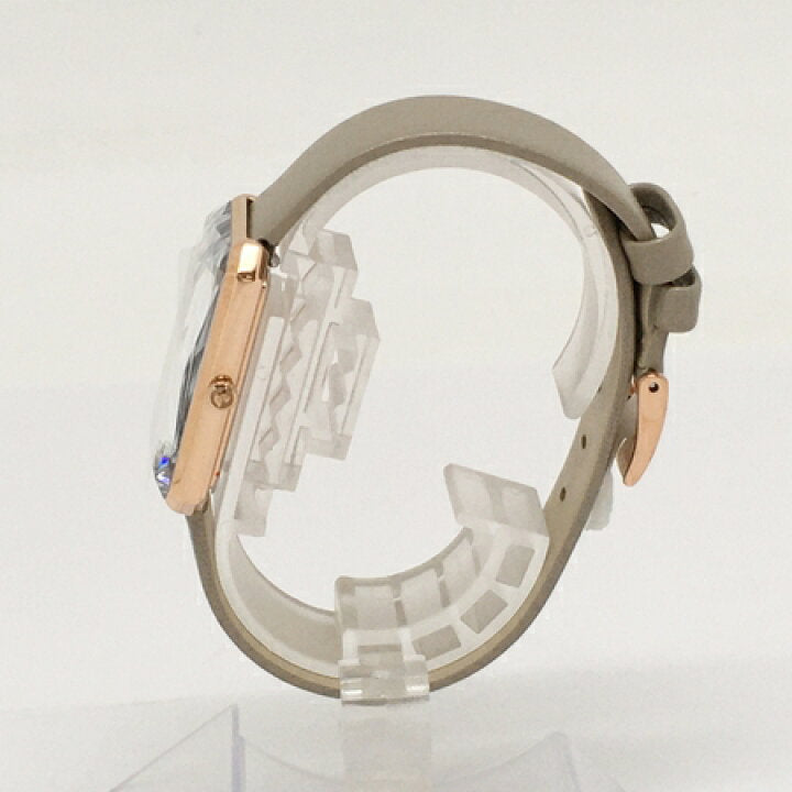  Shop Authentic Swarovski Uptown Crystal Grey Dial Grey Leather Strap Watch for Women - 5547716 - Luxxuri