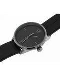  Shop Authentic Calvin Klein Accent Black Dial Black Leather Strap Watch for Women  - K2Y2Y1C3 - Luxxuri