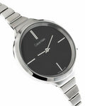 Shop Authentic Calvin Klein Lively Black Dial Silver Steel Strap Watch for Women - K4U23121 - Luxxuri